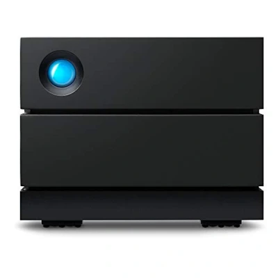 Image of LaCie 2big RAID, 28TB, External Hard Drive Desktop, USB C, 7.200 RPM, Enterprise Class Drives, for Mac and PC 5 year Rescue Services (STHJ28000800)