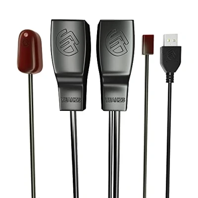 Image of SZBJ ir Repeater,IR Remote Control Extender,Infrared Repeater System,Apply to Cat6/Cat5e/Cat6 Ethernet Cable connection(single Head emitter)