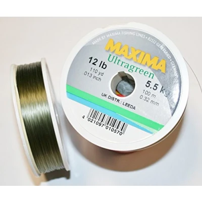 Image of Maxima Monofilament Ultragreen 12lb 100m Spool