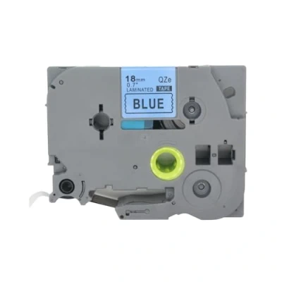 Image of BROVACS 1 Pack Black on Blue Laminated Label Tape Compatible for Brother P Touch Printer TZ 541 TZe 18mm 3/4&quot; OPA4541