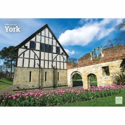 Image of York A4 Calendar 2026