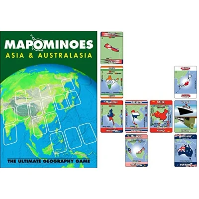 Image of Wild Card Games Mapominoes Asia And Australasia