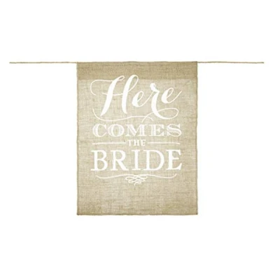 Image of PartyConcept Here Come The Bride Banner
