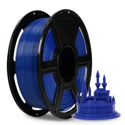 Image of FLASHFORGE ABS PRO 3D Printer Filament, Tough and Heat Resistant Filaments, 1kg Spool(2.2lbs), Dimensional Accuracy +/ 0.02 mm, Strong Durable Consumables (Blue)