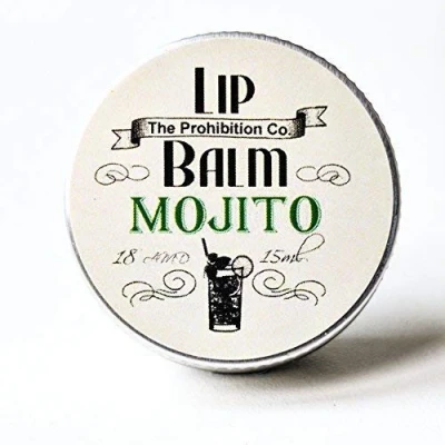 Image of Mojito Cocktail Flavour Lip Balm by The Prohibition Co. 15ml Tin