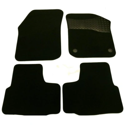 Image of Sakura WW0987 Carpet Floor Mat, Black Trim