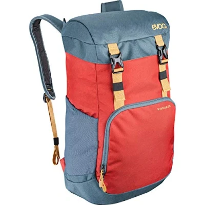 Image of EVOC MISSION 22l travel backpack, Top loader rucksack for everyday use (Volume: 22 l, organiser compartments, padded laptop and tablet compartment), Aqua Blue