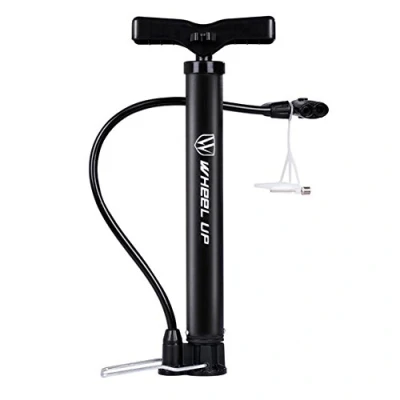 Image of LETTON Portable Bike Floor Pump Automatically Reversible Presta &amp; Schrader Valves Mini Bicycle Air 120PSI with Multifunction Ball Needle