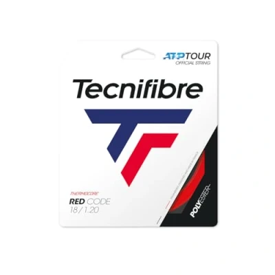 Image of Tecnifibre Redcode Tennis String 1.20mm Red 12m Set