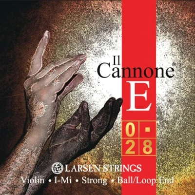 Image of LARSEN Strings Violin II Cannone E Steel Ball Strong .028