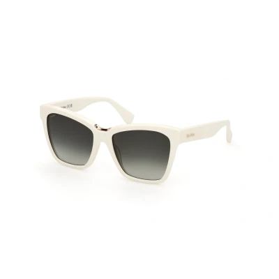 Image of Sunglasses Max mara Mm0089 spark3 col. 21p Donna Squadrata Bianco