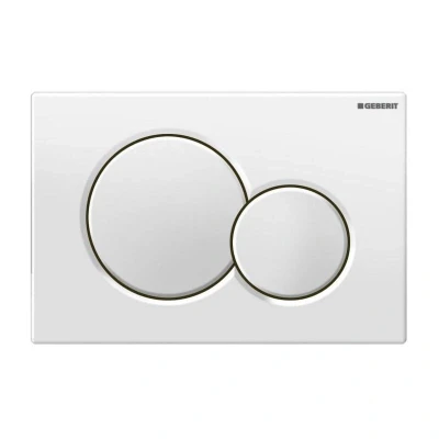 Image of Geberit 115.770.11.5 SIGMA01 Dual Flush Alpine White Plate sigma 01 UP320