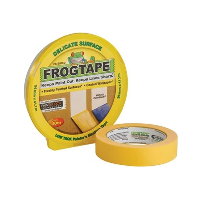 Image of FrogTape Delicate (Yellow) 24mm x 41.1m