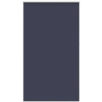 Image of vidaXL Roller Blind Blackout Coffee 140x230 cm Fabric Width 136.6 Polyester