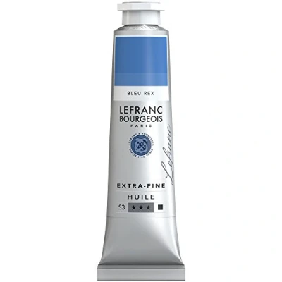 Image of Lefranc Bourgeois, oil based paint, Royal Blue, 40ml