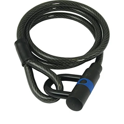 Image of Mammoth Security Motorcycle 2 in 1 Cable Lock 65 and Mini U Hardened Steel