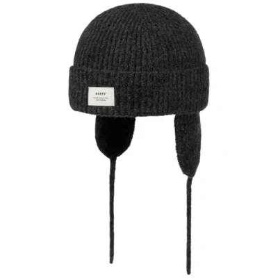 Image of Barts Hillstar Beanie Hat with Ear Flaps Cuff ski (One Size Anthracite)