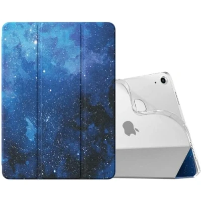Image of MoKo for iPad Air 6th Generation 11 inch Case (M2) 2024, 5th/4th Gen 10.9&quot; 2022/2020, Translucent Frosted Soft TPU Back Cover 6/5/4 Gen, Slim Case, Blue Starry Sky