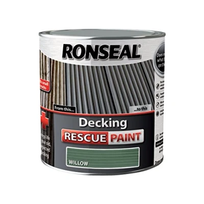 Image of Ronseal DRPW25L 2.5 Litre Decking Rescue Paint Willow