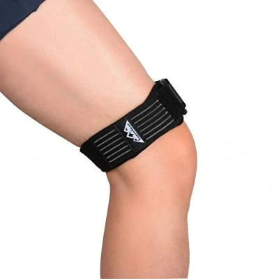 Image of supregear IT Band Strap, Adjustable Iliotibial Knee, Thigh, Hip &amp; ITB Syndrome Support Extra Compression Stabilizer for Patellar Tendonitis and Osgood Schlatters Woman Men