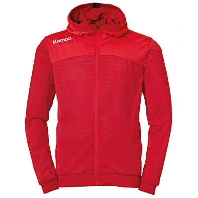Image of Kempa Emotion 2.0 Hooded Jacket Men&#039;s Chili Red/Large