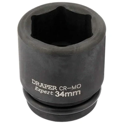 Image of Draper HI TORQ� 6 Point Impact Socket, 3/4&quot; Sq. Dr., 34mm