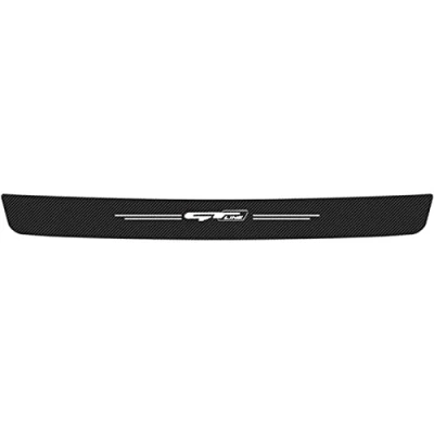 Image of EAGLEG Car Rear Bumper Protector Strip for K IA GT Line Sportage, Trunk Sill Edge Scuff Plate Carbon Fiber Anti scratch Sticker Body Styling Accessories,