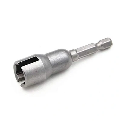 Image of Gelentea Power Wing Nut Driver Slot Nuts Drill Bit Socket Wrenches Tool Hexagonal Shank Drills Bits For Panel Screws Eye C Hook Bolt