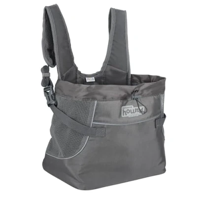 Image of Outward Hound PupPak Dog Front Carrier, Small, Grey