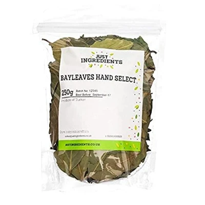 Image of JustIngredients Essentials Bay Leaves Hand Selected, 250 g Pack of 2