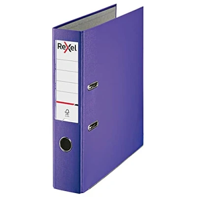 Image of Rexel Lever Arch File, A4, 75mm, Purple
