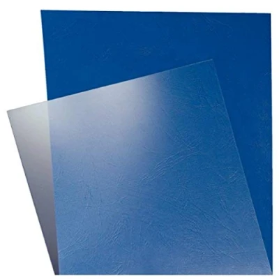 Image of Leitz Transparent Binding Cover A4 Glass Clear (Pack of 100)
