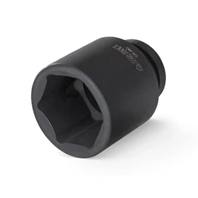 Image of Teng Tools 15MM 1/2 Inch Drive DIN 6 Point Metric Short Reach Stubby Chrome Molybdenum Impact Socket Low Profile Mechanic Tool Hand 920715 C