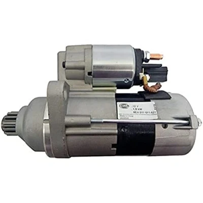 Image of 0AM911023D, 0AM911023DX, 0AM911023Q, 0AM911023QX Starter motor HELLA 8EA 011 611 521 12V 1,8kW 12 76mm AUDI: A3 Sportback, Hatchback