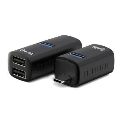 Image of AV:Link 3 Port USB Mini Hub Type C Plug to x A ports Add up More devices your laptop, PC, or Smart Device Lightning Fast Data Transfers
