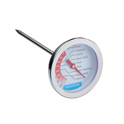 Image of KitchenCraft Stainless Steel Meat Thermometer 5cm