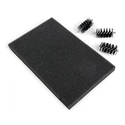 Image of Sizzix Replacement Brush Heads For Die 660514 Papercraft Scrapbooking &amp; Wafer Thin Intricate Dies Black 3 Rollers 1 Foam Pad One Size
