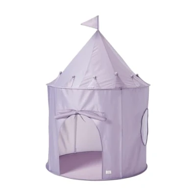 Image of 3 Sprouts Kids Play Tent Sustainable Recycled Fabric Fun Spacious Childs Playhouse for Indoor Games Boys &amp; Girls Durable Fort Pop Up House Toddlers Children Age 10 Purple