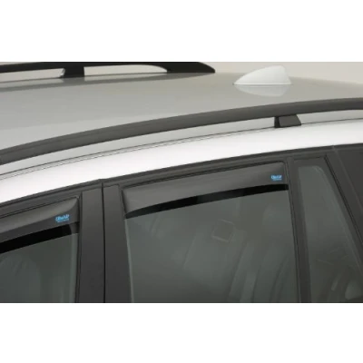 Image of ClimAir CLI0044130 Rear Wind Deflectors 2 Pieces Smoked Perspex 4 5 Door