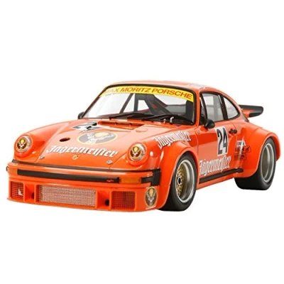 Image of TAMIYA Porsche Vehicle 300024328 934 Jaegermeister Car Model Kit 1:24, Orange