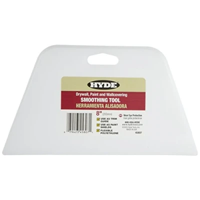 Image of Hyde Series 45807 8&quot; White Wallcovering Smoothing Tool 10Pk, 8 Inches
