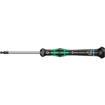 Image of Wera 05118103001 1/8 x 60 mm 2052 Ball Head Screwdriver Silver