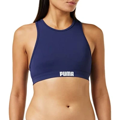 Image of PUMA Women&#039;s HIGH NCK T, Navy, M