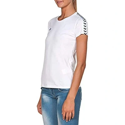 Image of Arena Women&#039;s Team T Shirt, White Black, X Small