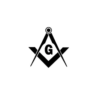 Image of Car Sticker, Fashion Masonic Freemason Decal Compass Square Decor Truck Emblem Sticker Black