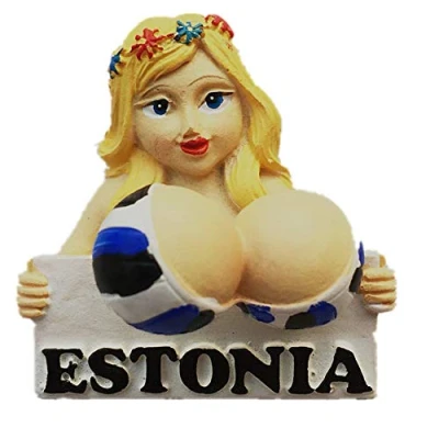 Image of 3D Estonia souvenir fridge magnet,Home &amp; kitchen decoration magnetic sticker refrigerator magnet travel gift