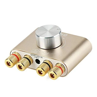 Image of DollaTek TPA3110 30W*2 Two Channel Mini Stereo Audio Wireless Bluetooth Amplifier Digital Signal Power AMP for Tablet PC Smartphone Laptops ect Gold