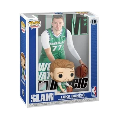 Image of Funko Pop! NBA Cover: Slam Luka Doncic Collectable Vinyl Figure Gift Idea Official Merchandise Toys for Kids &amp; Adults Sports Fans Model Collectors and Display