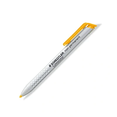 Image of Staedtler Lumocolor Omnichrome 768N Dry Marker Non Permanent Water Soluble 3 MM, Yellow