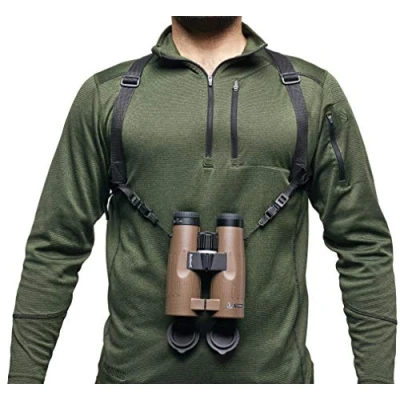 Image of Bushnell Universal Binocular Harness With Quick Release Buckles Mesh Vents Bird Watching Travelling Wildlife Outdoor Animals Hiking BASFHARN